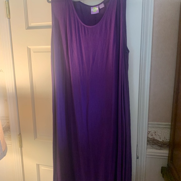 Women’s deep purple maxi dress with jacket - Picture 4 of 7
